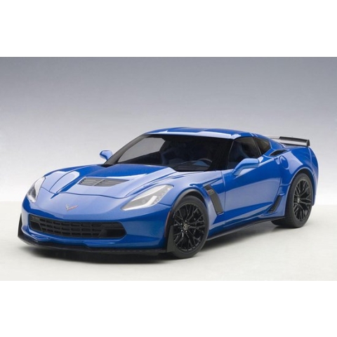 AutoArt 1/18 Chevrolet Corvette C7 Z06 - Laguna Blue Tintcoat