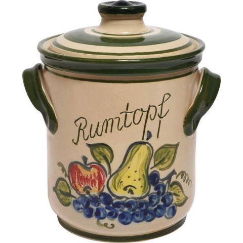 Rumtopf met fruitmotief 5 liter