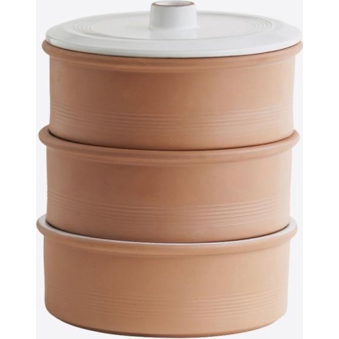 Point-Virgule - Kiemtoren - Terracotta - 3 Schalen