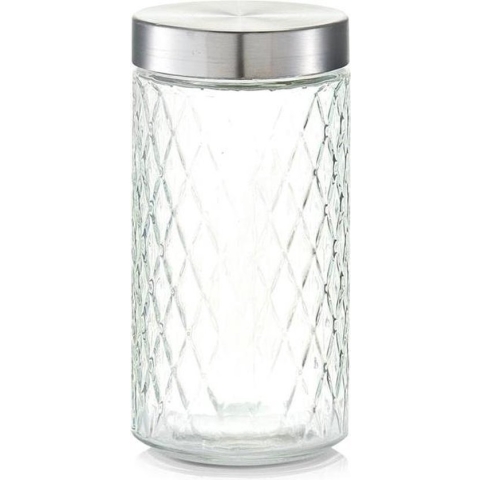 Zeller - Storage Glass 1500 ml w. metal lid