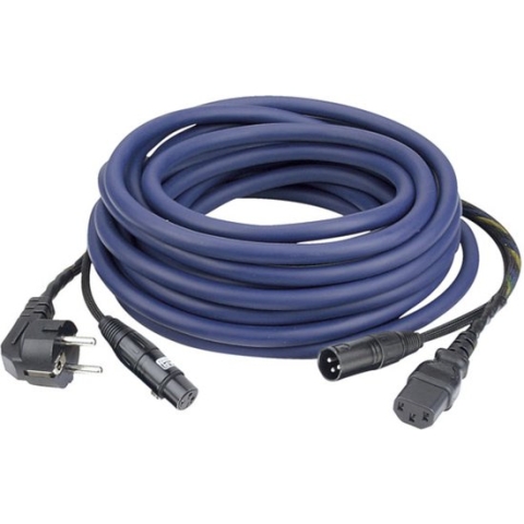 DAP FP08 Power-/signaalkabel 20m Schuko-IEC / XLR-XLR, AUDIO - Audiokabels - compleet