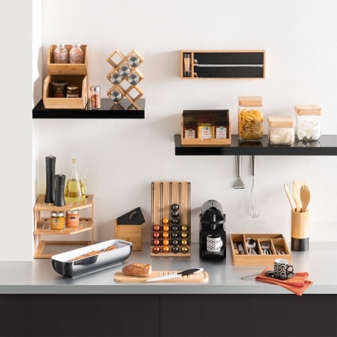 Five® Kruidenrekje bamboe - Hout - Decoratief & Duurzaam