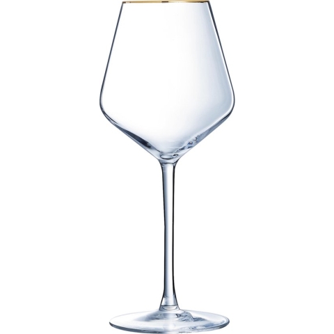 Luminarc Ultime Wijnglas - Goudkleurig randje - 47 cl - Set-4