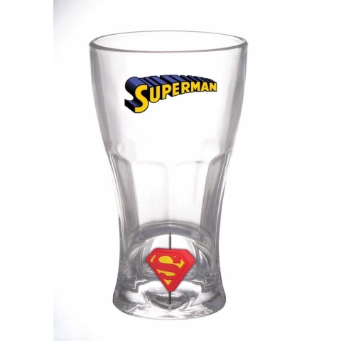 Superman - Longdrinkglas - 3D Logo