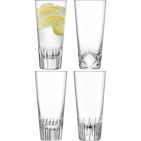 L.S.A. Tatra Mix glazenset - Glas - 315 ml - Set van 4 Stuks - Transparant