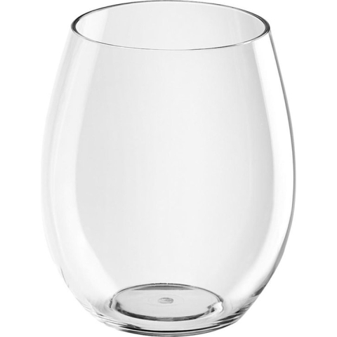 10x Sapglazen/waterglazen 39 cl/390 ml van onbreekbaar transparant kunststof - Herbruikbaar