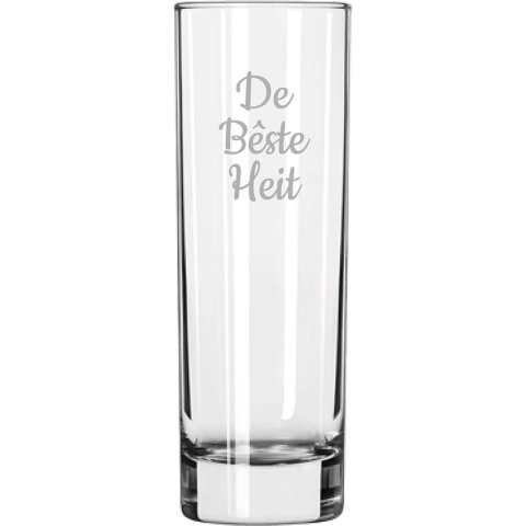 Gegraveerde longdrinkglas 22cl De Bêste Heit