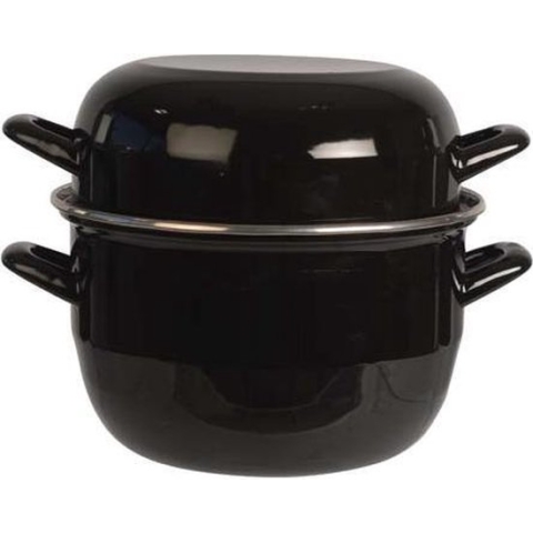 Cosy&Trendy Mosselpan - Ø 20 cm - 2 kg - 3L25 - Zwart