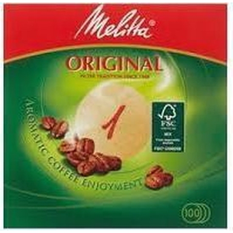 MELITTA KOFFIEFILTER NO 1 ROND 0.94 MM 100 STUKS ( 3 * 100 STUKS)