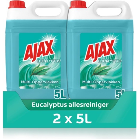 Ajax Allesreiniger Eucalyptus 2 x 5L - Voordeelverpakking