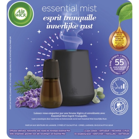 Air Wick Essential Mist Automatische Luchtverfrisser - Innerlijke rust - Starter Kit