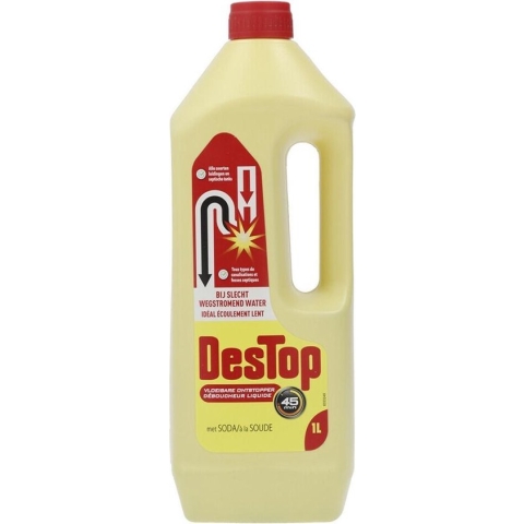 6x Destop Vloeibare Ontstopper 1 liter