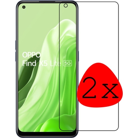 OPPO Find X5 Lite Screenprotector Tempered Glass - OPPO Find X5 Lite Beschermglas Screen Protector Glas - 2 Stuks