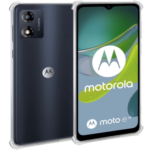 Motorola Moto E13 Hoesje – Shock Proof Case – Cover Transparant