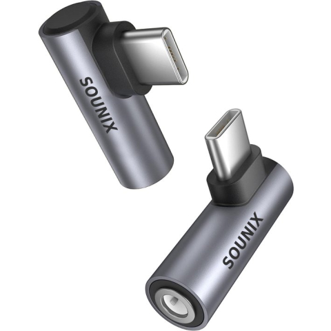 Sounix USB C naar 3.5mm Jack Adapter - Audiojack naar USB-C - Audiojack 3.5 - Audio Jack USB-C - Geschikt voor Apple iPhone 15 & Samsung