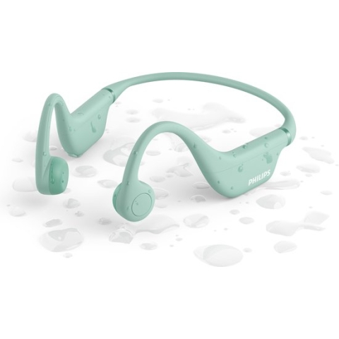 Philips TAK4607 - Draadloze open-ear koptelefoon voor kinderen - Bone conduction - Groen