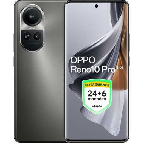 OPPO Reno10 Pro - 256GB - Silvery Grey - Extra Garantie 24+6 Maanden!