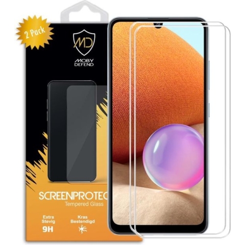 2-Pack Samsung Galaxy A52 - A52s Screenprotectors - MobyDefend Case-Friendly Gehard Glas Screensavers - Screen Protectors - Glasplaatjes Geschikt Voor Samsung Galaxy A52 - Galaxy A52s