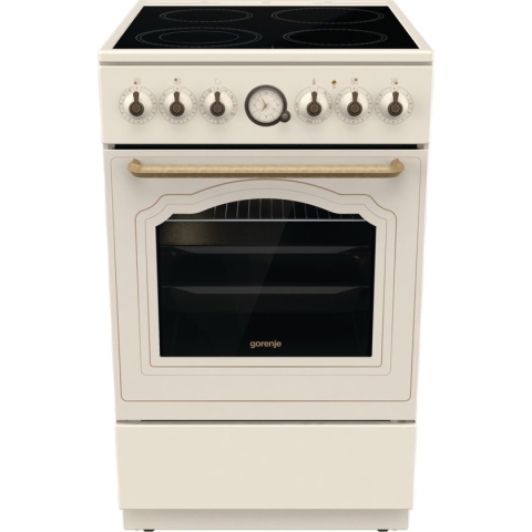Gorenje | GECS5B70CL | keramisch fornuis | Beige | Retro