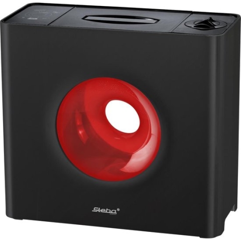 Steba LB6Cube - Luchtbevochtiger - Ultrasoon - Zeer stil - Zwart/Rood