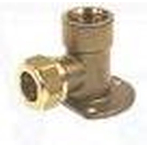 Bonfix messing knelfitting muurplaat 1/2inch x 15mm FRp