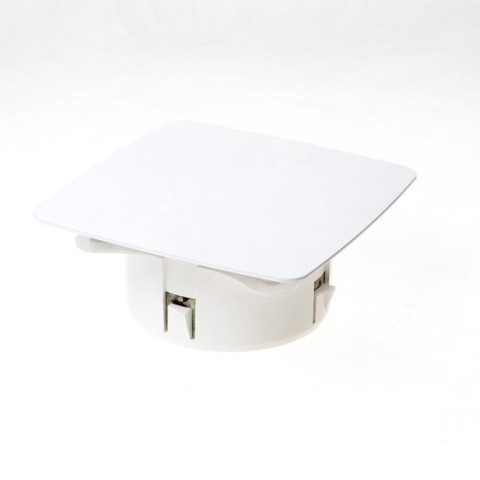 Duco Ducovent Design afgerond vierkant XL ventilatieventiel Ø125mm - WIT RAL9016