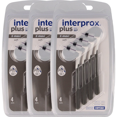 Interprox Plus X-Maxi - 4.5 tot 9 mm - Grijs 3 verpakkingen - Voordeelpakket