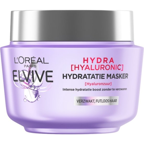L’Oréal Paris Elvive Hydra Hyaluronic Haarmasker - Hydraterend Met Hyaluronzuur - 300 ml
