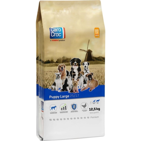 Carocroc Premium Puppy Large 25/17 12,5 kg - Hond