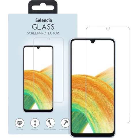 Selencia Gehard Glas Screenprotector voor de Samsung Galaxy A34 (5G)