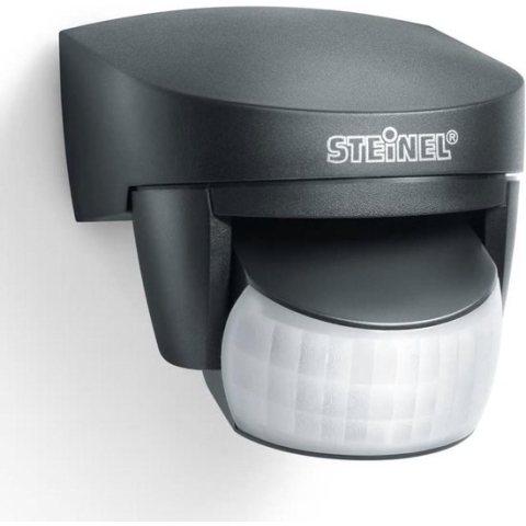 Steinel 140-2 LED PIR Bewegingsmelder/Sensor - Wand Opbouw - Waterdicht IP54 - Zwart