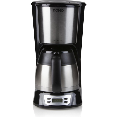 Domo DO709K - Koffiezetapparaat met thermoskan - 1L - Timer - RVS