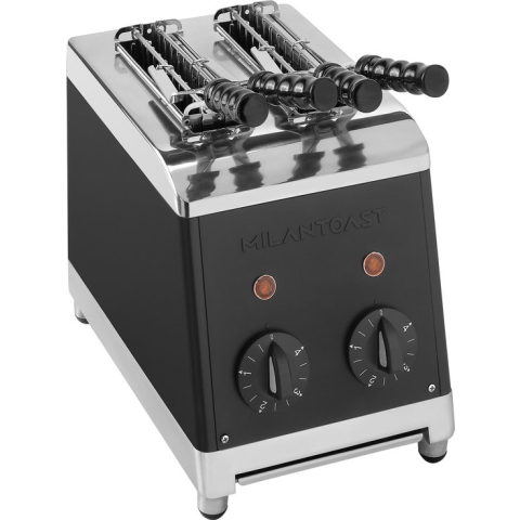 Milan Toast 2 tangs - Tosti ijzer - Zwart