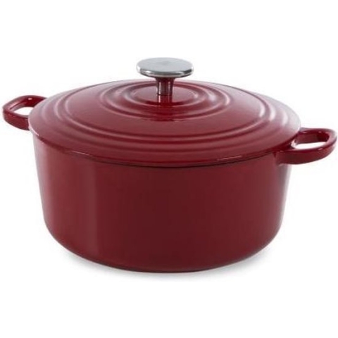 BK Bourgogne braadpan Ø 28 cm - rood - gietijzer - inductie