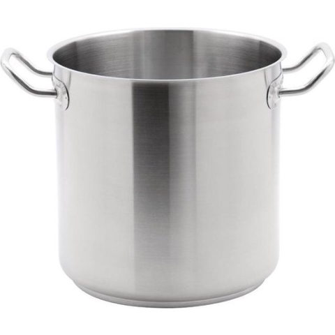 RVS Kookpan Hoog Model - 20,5 Liter - Vogue T193 - Horeca & Professioneel