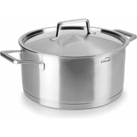 LACOR FOODIE Kookpan met deksel - inox - 5 liter - 24cm