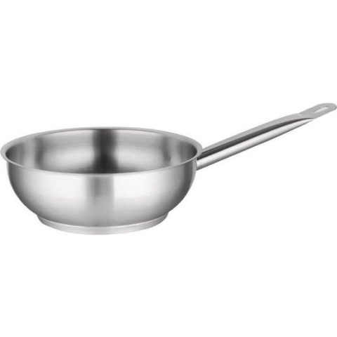 Conische RVS Sauteuse - 24cm - Vogue M923 - Horeca & Professioneel