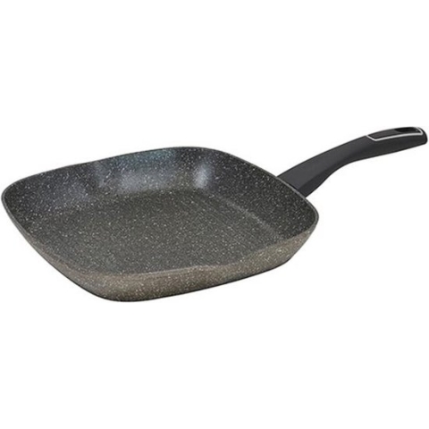 Bergner Mercury - Grijs Gehard Aluminium Grillpan (28 x 28 x 4,5 cm)