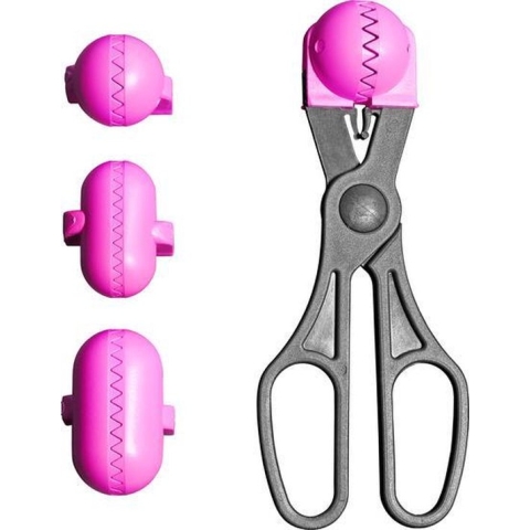 The Croquetera - Multifunctioneel gebruiksvoorwerp met 4 verwisselbare mallen - roze