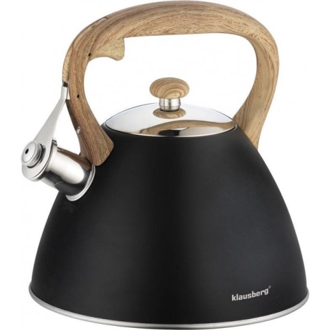 Klausberg KB-7262 fluitketel - 3L - rvs - alle warmtebronnen