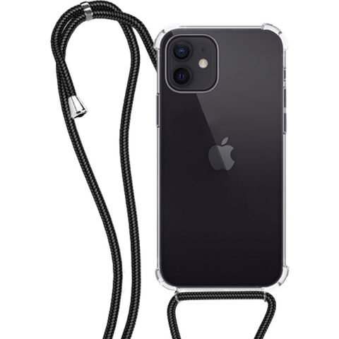 iPhone 11 Hoesje Met Koord Cover Shock Proof Case Hoes - Transparant