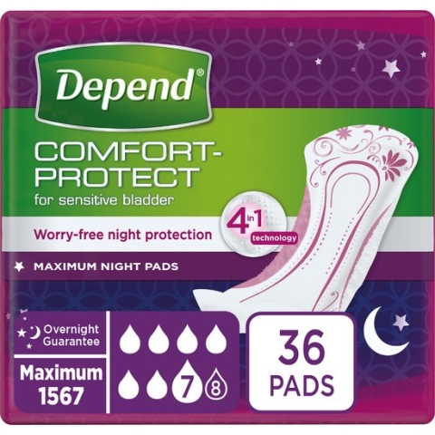 Depend Maximum - Incontinentieverband voor urineverlies - 36 stuks