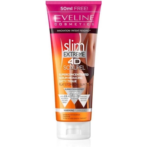 Eveline Cosmetics Slim Extreme 4D Scalpel Superconcentrated Serum Reducing Fatty Tissue 250ml.