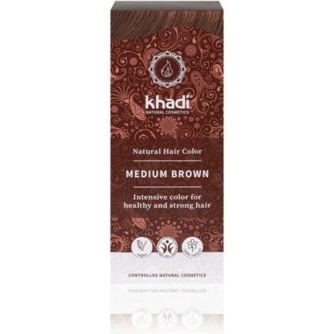 Khadi Haarkleuring Medium Brown 100 gram
