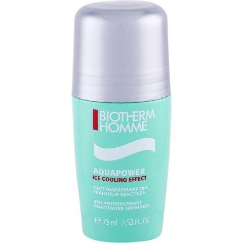 Biotherm Homme Aquapower Ice Cooling Effect Roll-on Deodorant - 75 ml