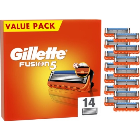 Gillette Fusion5 - Navulmesjes - Voor Mannen - 14 Navulmesjes