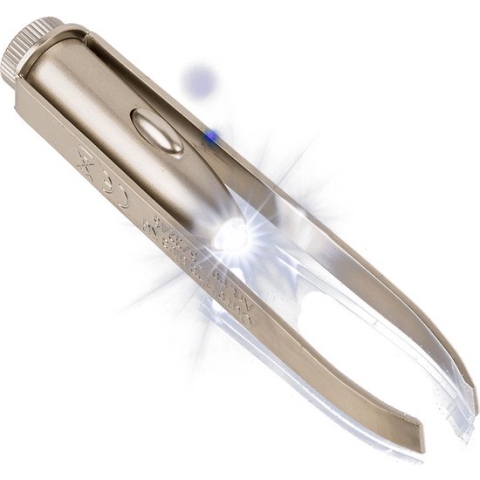 Badkamer Pincet met LED lampje verlichting 9 cm