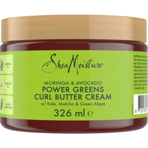 Shea Moisture Moringa & Avocado - Curl Butter Cream Haarcrème - Power Greens - 326 ml