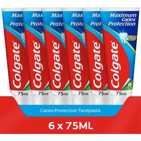 Colgate Caries Protection Tandpasta -  6 x 75 ml - Voordeelverpakking