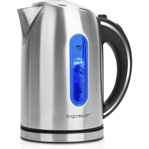 Aigostar King 30CEA - Waterkoker RVS - 1.7L - Zwart